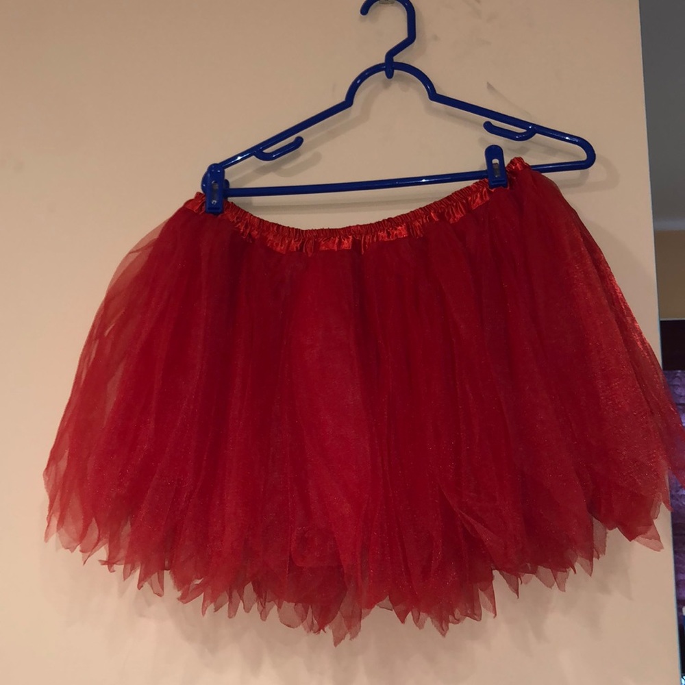 Large/XL red tutu